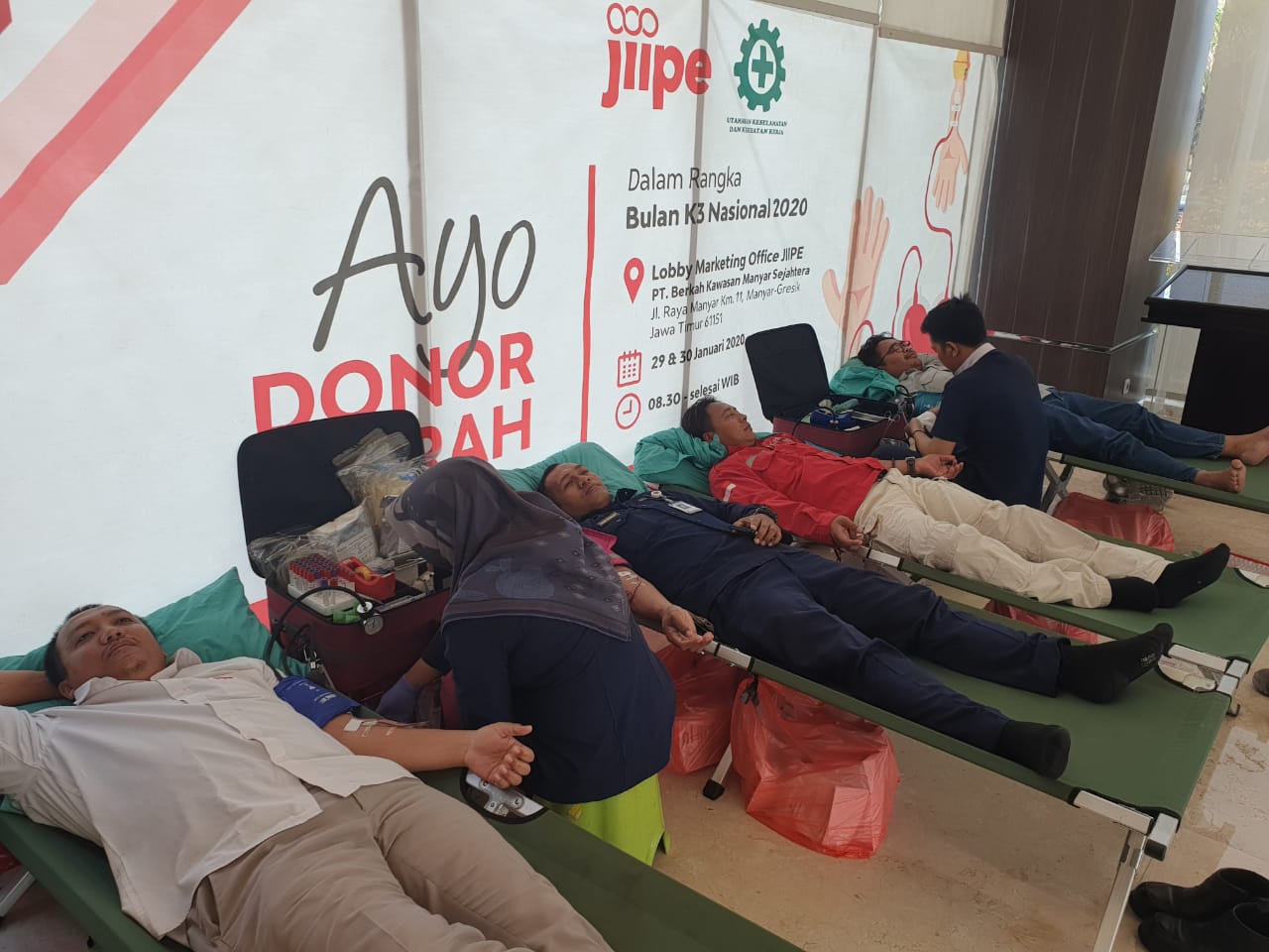 JIIPE blood donor activity